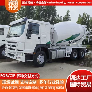 İstehsalçıdan: Howo 6×4, 375 at gücündə betonqarışdıran avtomobil, sement nəqliyyatı
