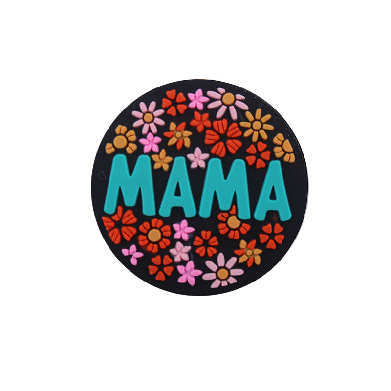 Productos creativos para bebés de bricolaje Dibujos animados Día de la madre MM joyería de silicona cadena de pezón molar dientes dientes accesorios de pulsera