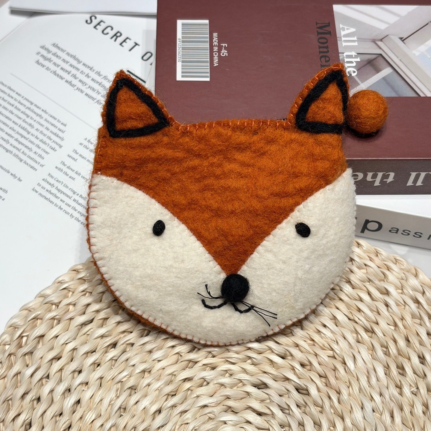 여우 동전 지갑