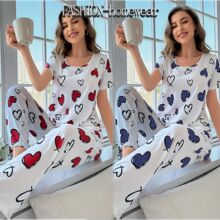 Homewear woman for Sleep Wear Pajamas for Valentine's Day