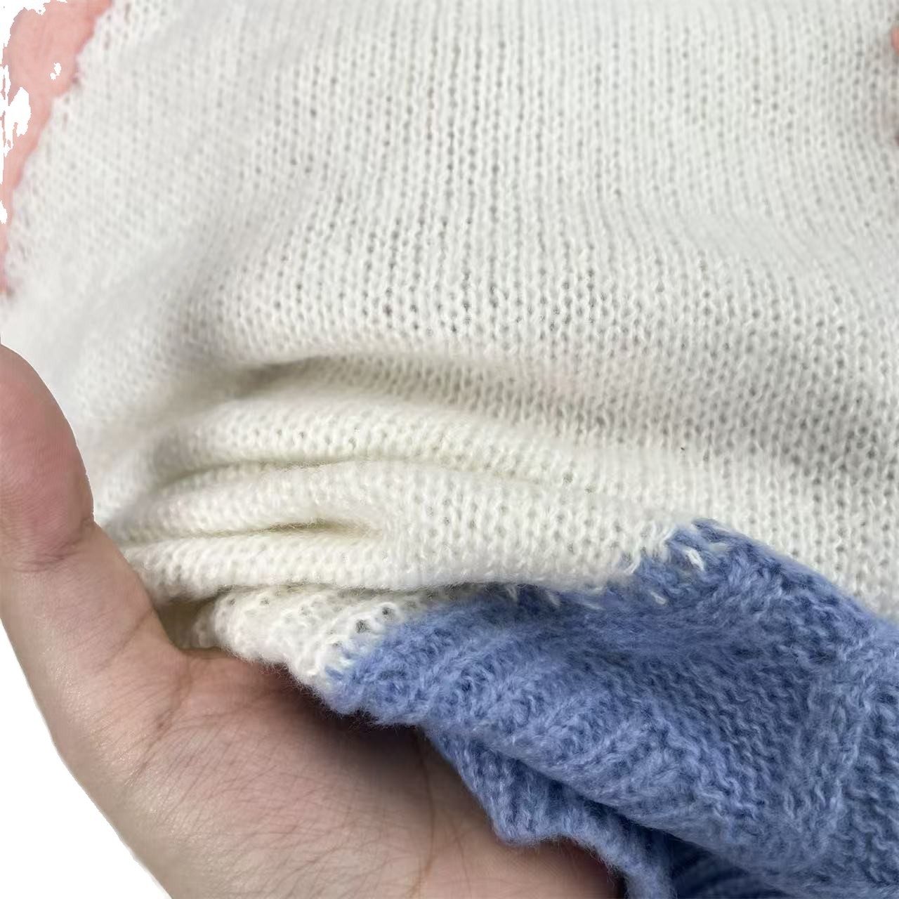 Al por mayor transfronterizo nueva moda jersey de punto hombre manga larga negro blanco naranja blanco verde en stock transpirable