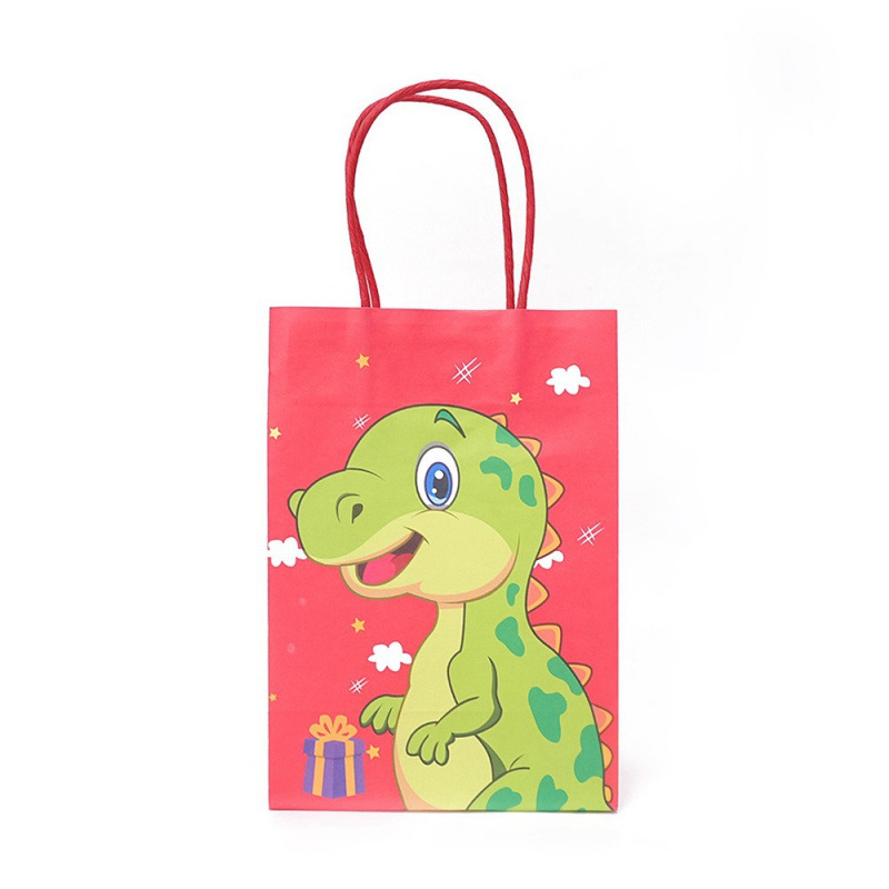 Bolsas de regalo de cumpleaños, bolsas de cartón cartón, bolsas de embalaje para llevar, bolsas de embalaje de regalo de fiesta para niños, bolsas de mano