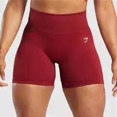 Gymshark Yoga Shorts High Waisted Seamless Knit Training Leggings for Women Tummy Control Stretchy