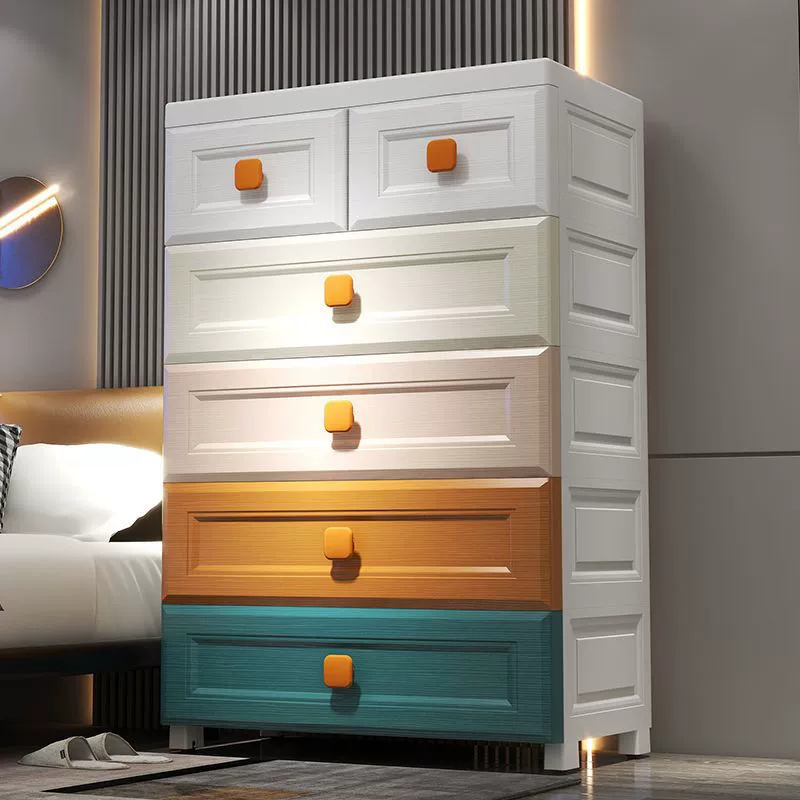 Утолщенный шкаф для хранения Домашняя Бытовая Гостиная с ящиками Шкаф для закусок Многослойный шкаф для хранения одежды Прикроватный шкаф для хранения Шкаф для хранения