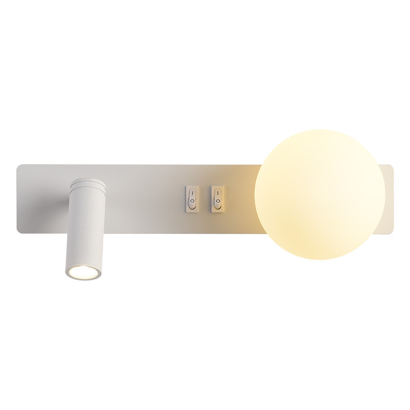Estudiar dormitorio diseñador de cabecera lámpara LED cabecera lámpara de pared lámpara de diseño nórdico interruptor de lectura para niños