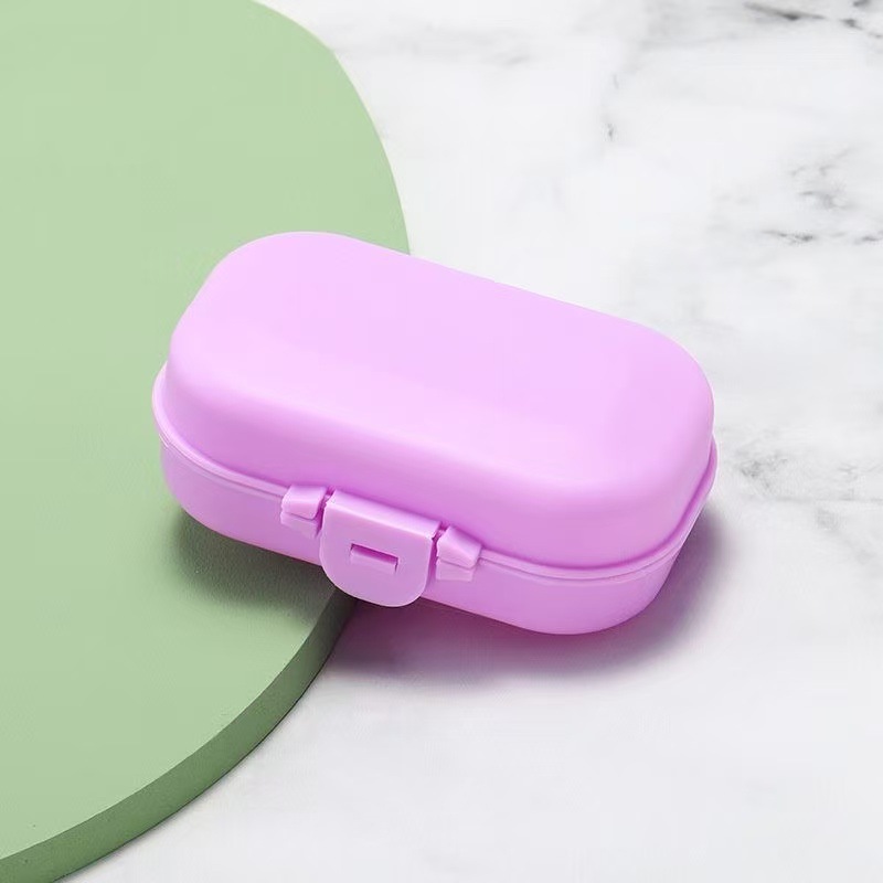 Estuche para gafas esmeriladas, espejo portátil para leer antipresión, espejo plano, caja de almacenamiento de plástico tipo gota de agua de color, carcasa dura simple