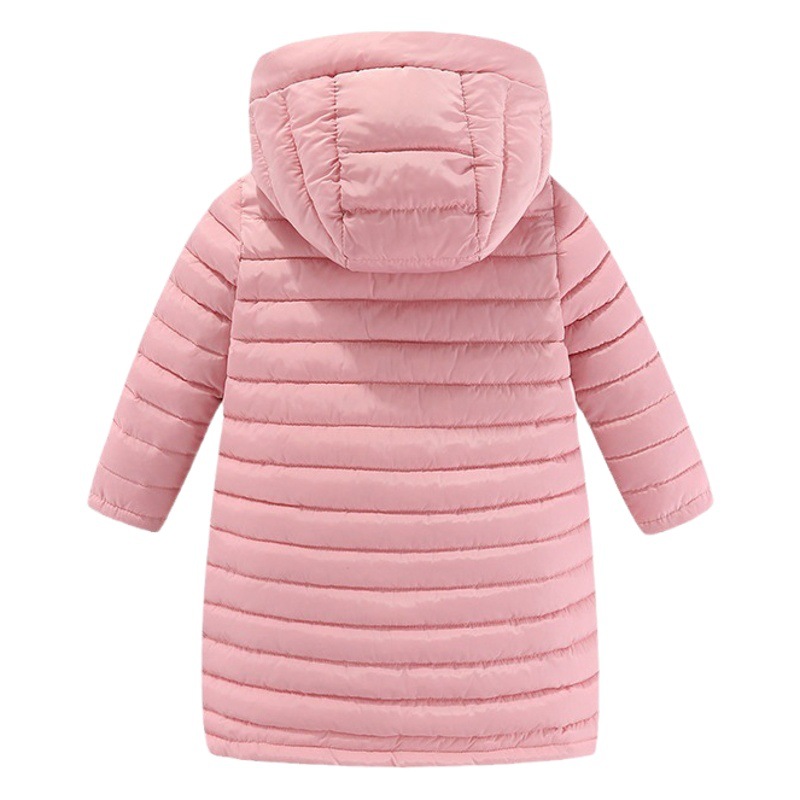 Chaqueta acolchada de algodón para niños y niñas de media longitud chaqueta acolchada de algodón para niños