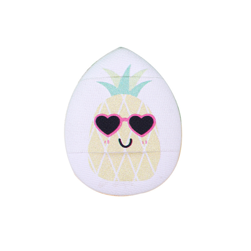 Polvo de dedo personalizado mini pulgar polvo de pulgar impresión de superficie de la piel concelector pequeño cojín de aire triángulo marshmallow esponja de maquillaje