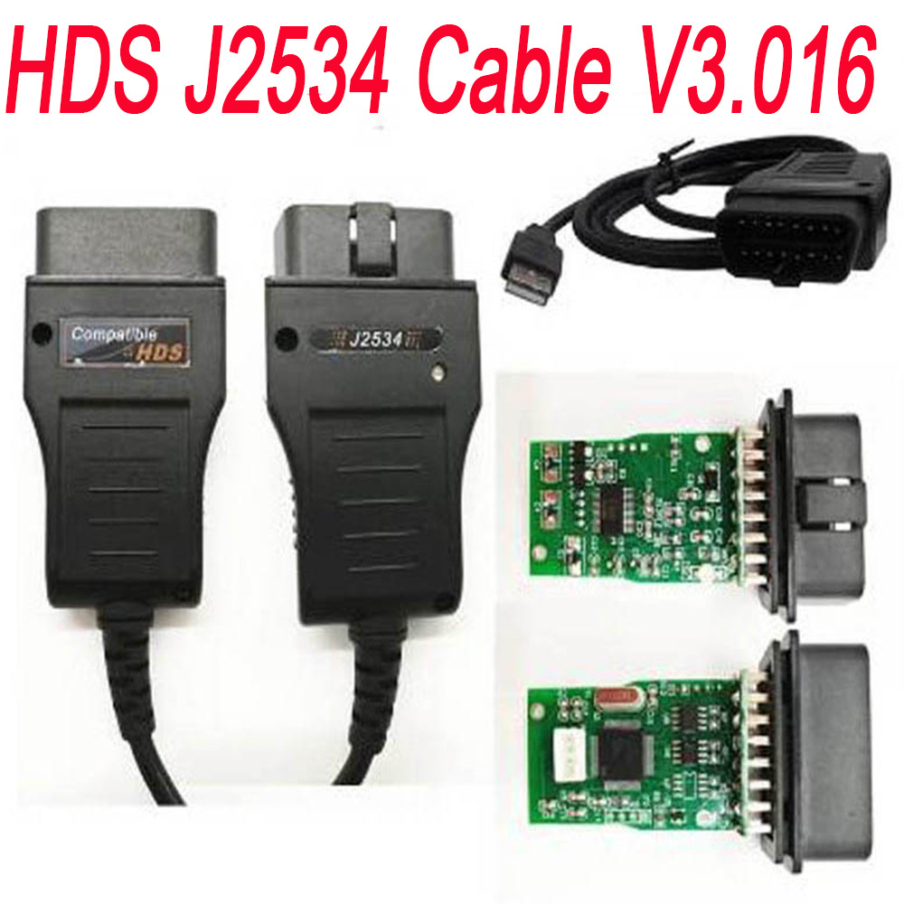 For HONDA HDS J2534 V3.016 Cable本田诊断工具检测仪抛描仪OBD2