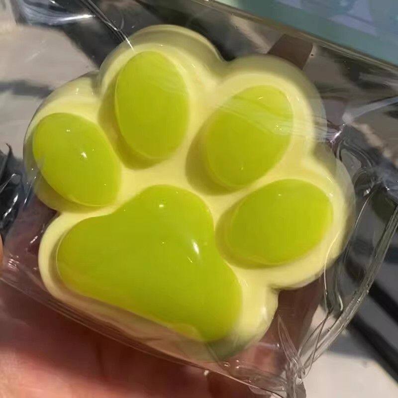 Cat Paw Squishy Toy with Cement-Like Feel, Slow Rebound, Grape Jelly Texture, Popular on Xiaohongshu, Stress Relief, 3C Certified Cat Paw Squishy Toy with Cement-Like Feel, Slow Rebound, Grape Jelly Texture, Popular on Xiaohongshu, Stress Relief, 3C Certified