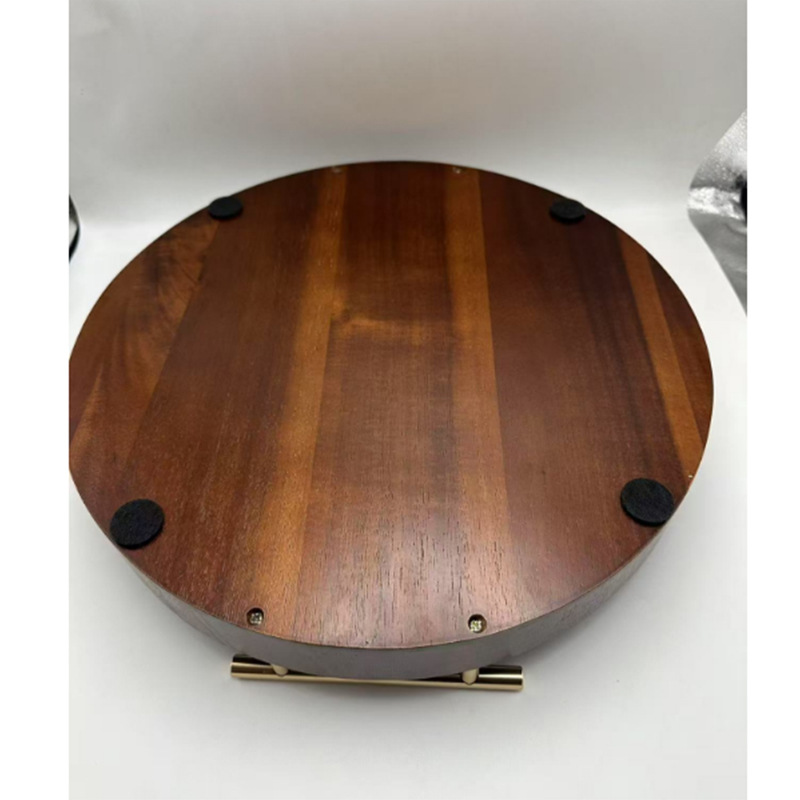 Nueva bandeja de madera, bandeja de frutos secos, bandeja de bocadillos de sala de estar para el hogar creativo, bandeja de madera maciza, bandeja de mango, bandeja de servicio