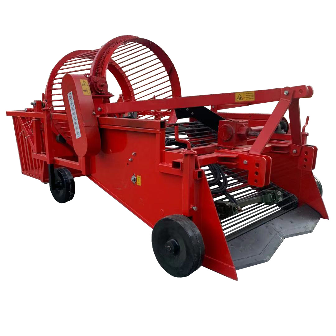 残膜回收机80马力以上拖拉机带残膜捡拾机地膜回收自动捡拾分离机