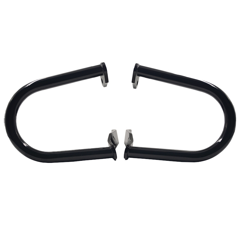Motorcycle Side Box Guard Bars Suitable for Harley 18 Softtail Models Like Dyna Glide, Fat Boy, Fat Boss, Breakout, Etc., in Black