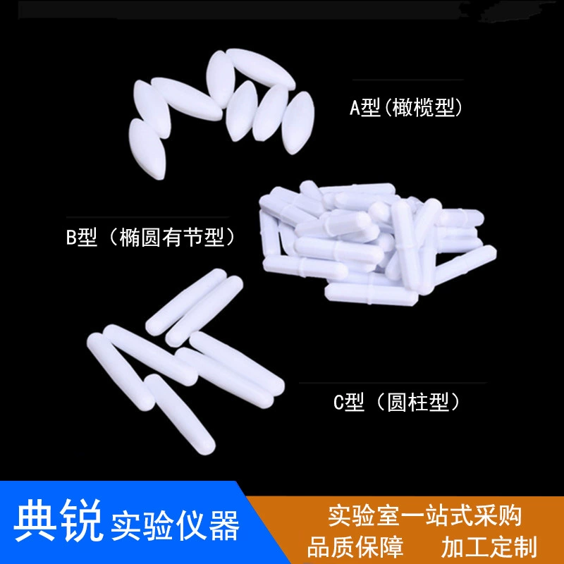 Заводская цена PTFE магнитная мешалка оливкового Овальная цилиндрическая F4 перемешивание семян PTFE ротор