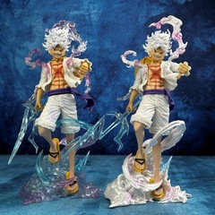 海贼王 GK NY尼卡路飞 太阳神 五档形态 踏云路飞 拿雷电盒装手办