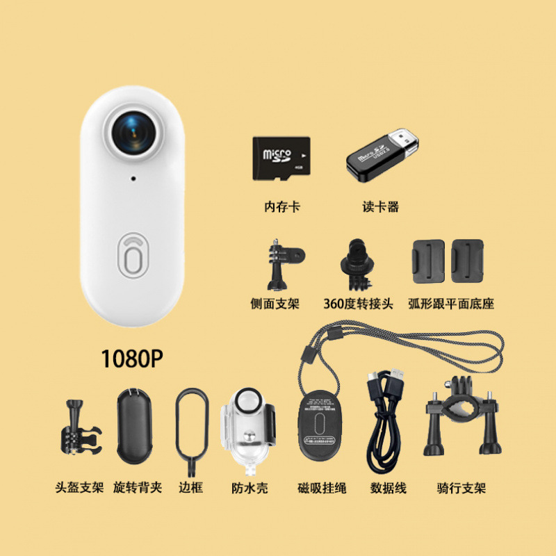 2025 nuevo kit 4K para montar al aire libre cámara deportiva WifI magnético clip trasero cámara deportiva nueva grabadora