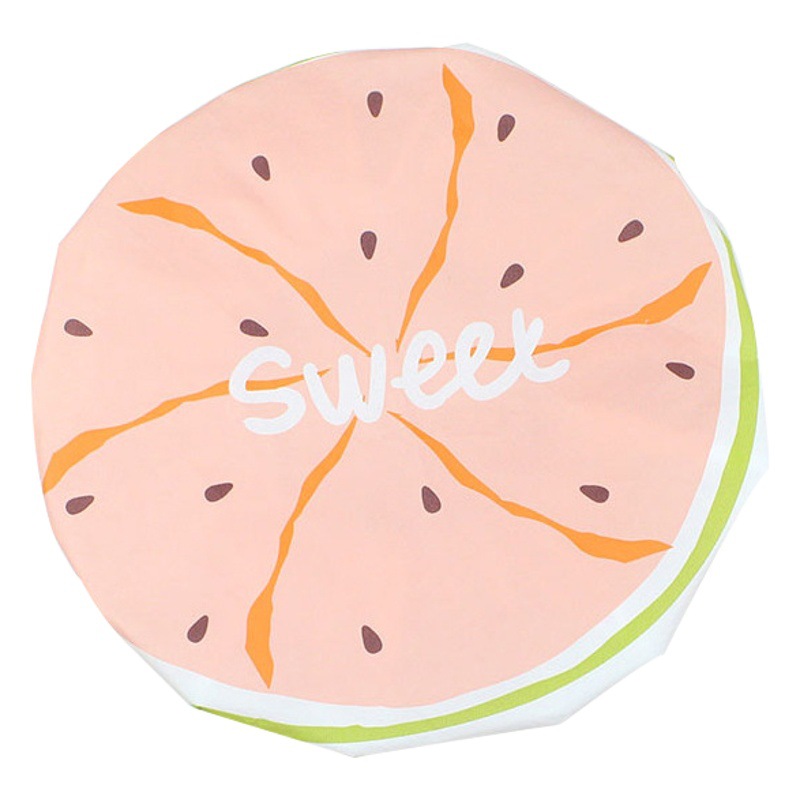 Yaling 8804 factory direct fruit cute cartoon shower cap waterproof dustproof shower cap ladies shower cap