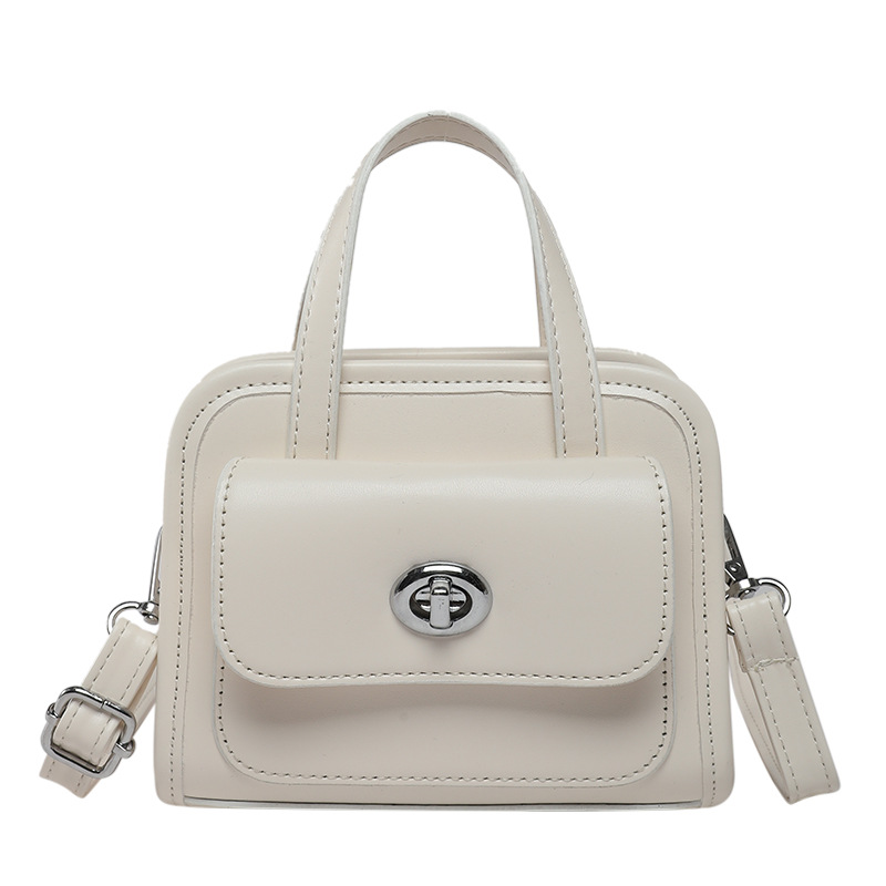 Mini simple bolso cuadrado pequeño de mano para mujer 2025 nueva moda salvaje versión coreana de alta gama bolso de mensajero femenino pequeño bolso cuadrado