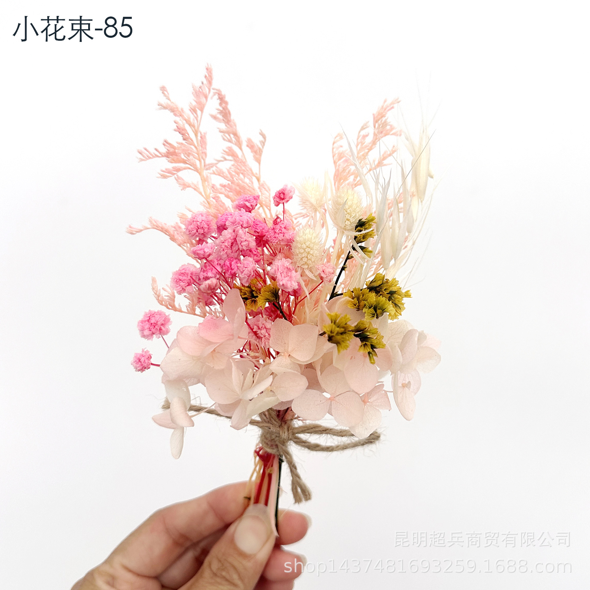 Fábrica al por mayor Mini ramo caja de regalo accesorios mini ramo flor seca flor eterna pequeño ramo regalo