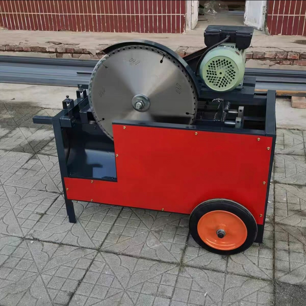 Sierra eléctrica de corte de madera redonda pequeña sierra de corte de madera cuadrada máquina automática de corte de madera máquina de sierra de madera