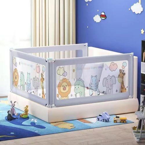Manufacturer wholesale children's fence 28-level adjustable baby anti-fall bed rail without drilling infant anti-bed drop fence