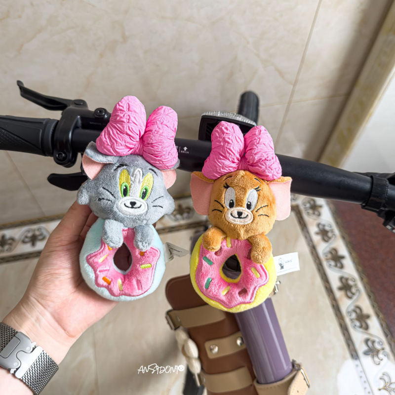 Road Mountain Bike Riding Accessories Bicycle Decoration Accessories Pendant Children's Balance Electric Motorcycle Doll Doll