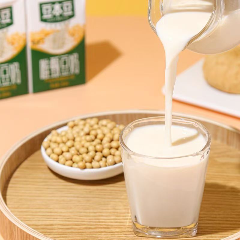 豆本豆125ml/盒豆奶原味黑豆奶早餐营养植物蛋白豆奶整箱包邮批发|undefined