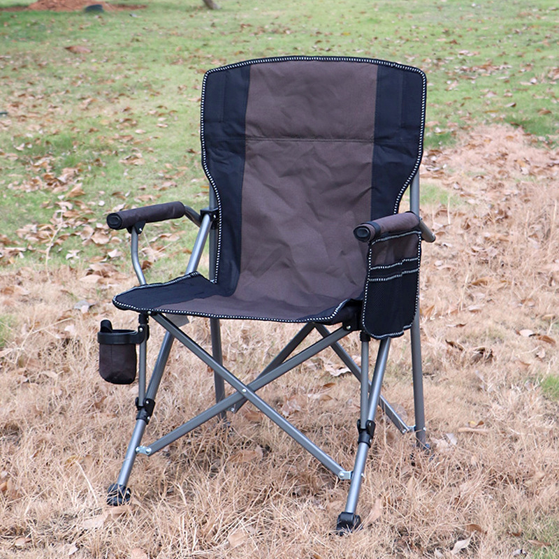 Outdoor Folding Stool Portable Thickened Fishing Chair with Backrest Leisure Chair Beach Chair Fishing Chair Raft Fishing
