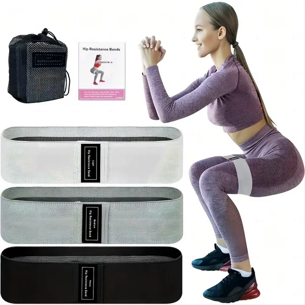 Hip Band Yoga Resistance Band Squat Booty Circle Non-Slip Fitness Butt Lift Hip Band Loop Resistance Band Elastic