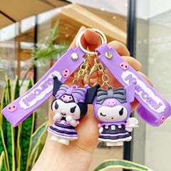 卡通库洛米钥匙扣三丽鸥公仔挂件汽车包包钥匙链娃机挂件礼品批发