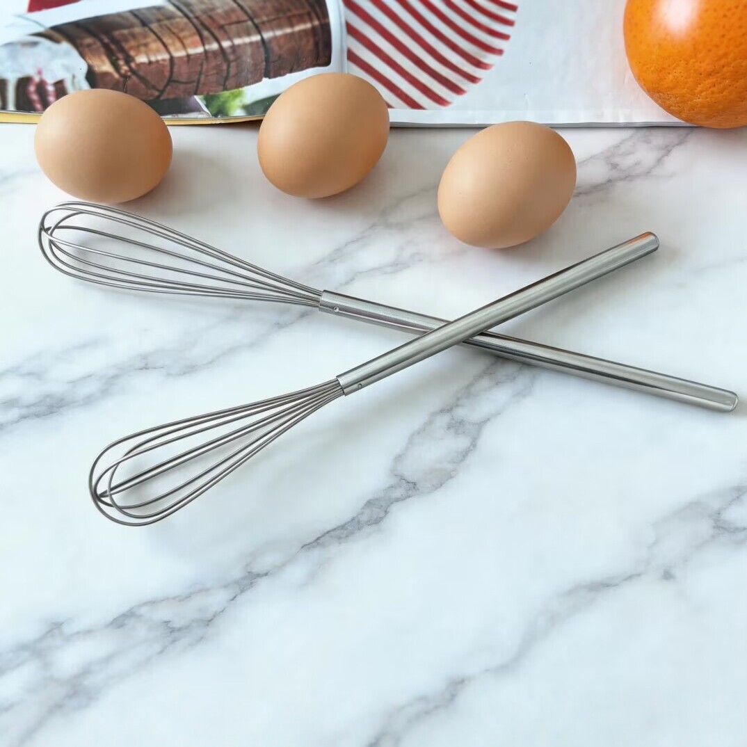 Manufacturer's 304 stainless steel egg beater, manual cream mixer, Japanese-style egg beater, mini egg mixing stick