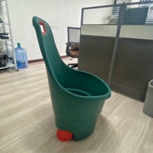 多功能折叠式PP便携式花园桶手车两轮大容量户外清洁储物自卸车支