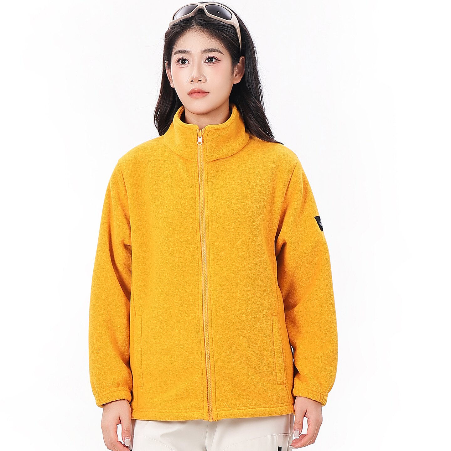 Autumn and Winter Outdoor Fleece Jacket for Women, New Polar Fleece Casual Jacket for Men, Inner Liner Hiking Warm Jacket