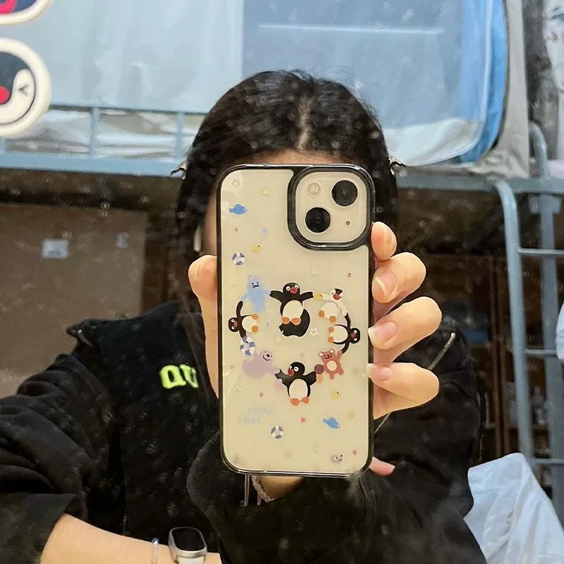 Apple, iPhone13, совместимый акриловый мультфильм-фото чехол, 16promax