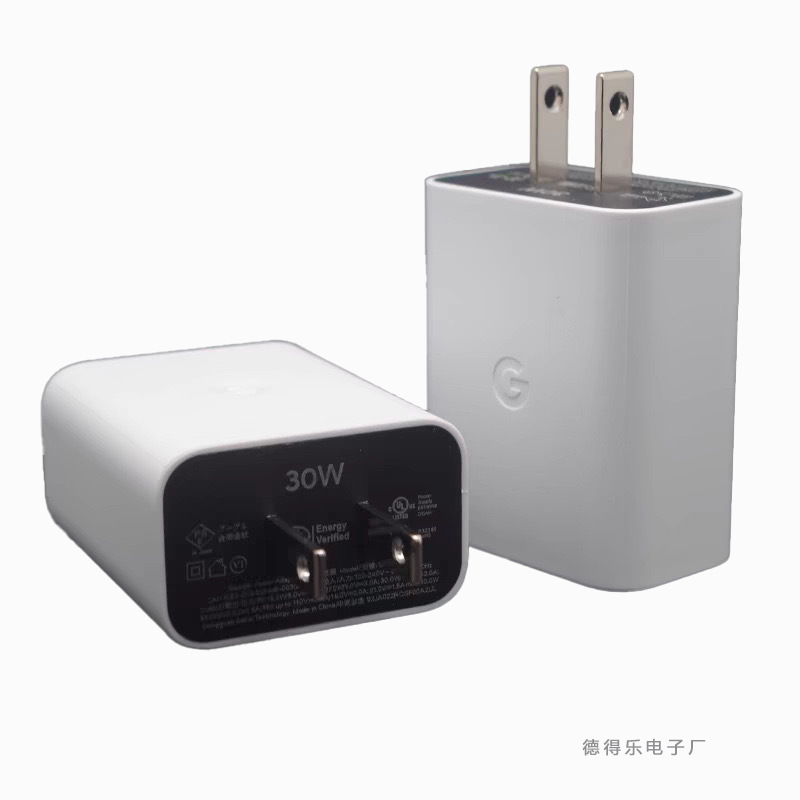Suitable for Google Pixel6 Us/Eu Standard Pd30W Fast Charging Charger Type-C Power Adapter