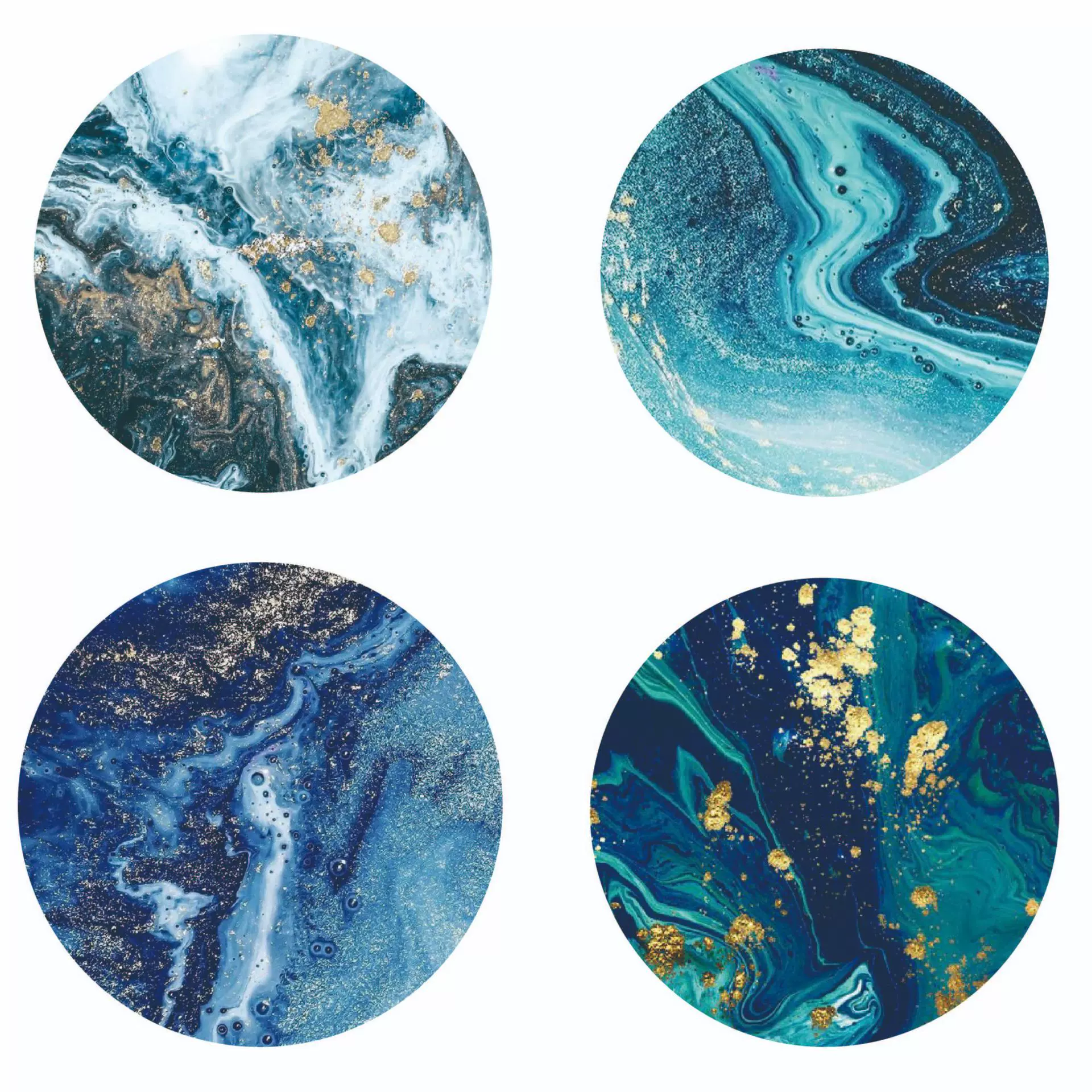 陶瓷杯垫定制圆方形软木垫硅藻泥杯垫防滑吸水隔热客订做logo图案