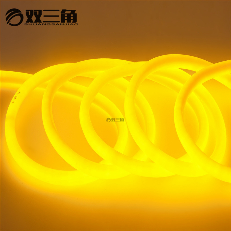 Round Silicone Led Neon Light Strip 220V High Voltage Low Voltage Rainbow Tube Outdoor Waterproof 360 Degree Flexible Soft Light Strip Round Silicone Led Neon Light Strip 220V High Voltage Low Voltage Rainbow Tube Outdoor Waterproof 360 Degree Flexible Soft Light Strip