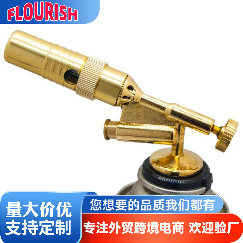 Flame Spray Gun Outdoor Igniter Handheld Cassette Flame Gun Household Portable Pig Hair Burning Baking Spray Gun Welding Gun