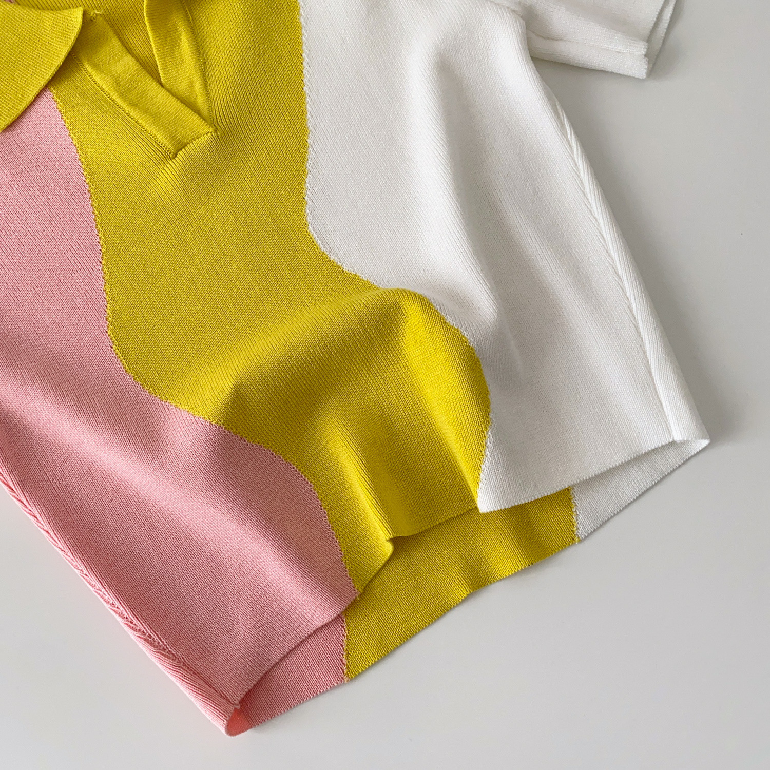 Chic Retro Polo Strickoberteil Für Damen - Stylische Bluse_voghion.com
