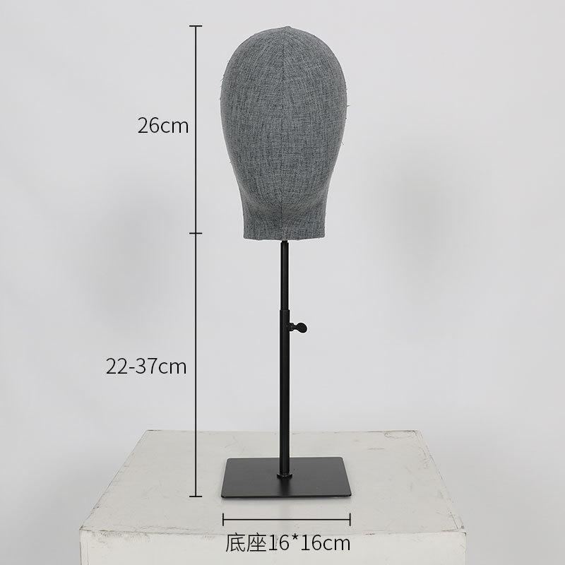 peluca toque de cabeza bufandas sombreros exhibición marco de cabeza al por mayor tela modelo de cabeza de tienda de ropa ventanas maniquí cabeza de modelo