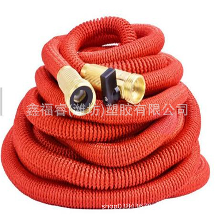 旷世新款无扣浇花晒水水管花园园林灌溉软管混色洗车清洁伸缩水管