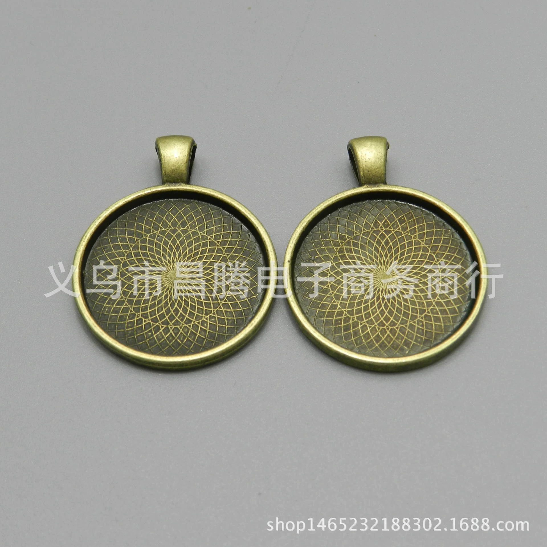 Роликовое покрытие внутренний 25 мм Круглый драгоценный камень времени подвеска основа сплав основа DIY ювелирные аксессуары материалы ручной работы