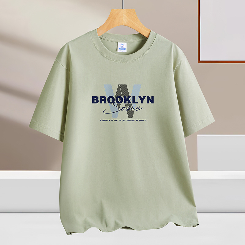 Heavyweight 100% Pure Cotton T-Shirt Short Sleeve Men's Loose Round Neck T-Shirt All-Cotton Half-Sleeve Men's Base Shirt T-Shirt Top Heavyweight 100% Pure Cotton T-Shirt Short Sleeve Men's Loose Round Neck T-Shirt All-Cotton Half-Sleeve Men's Base Shirt T-Shirt Top