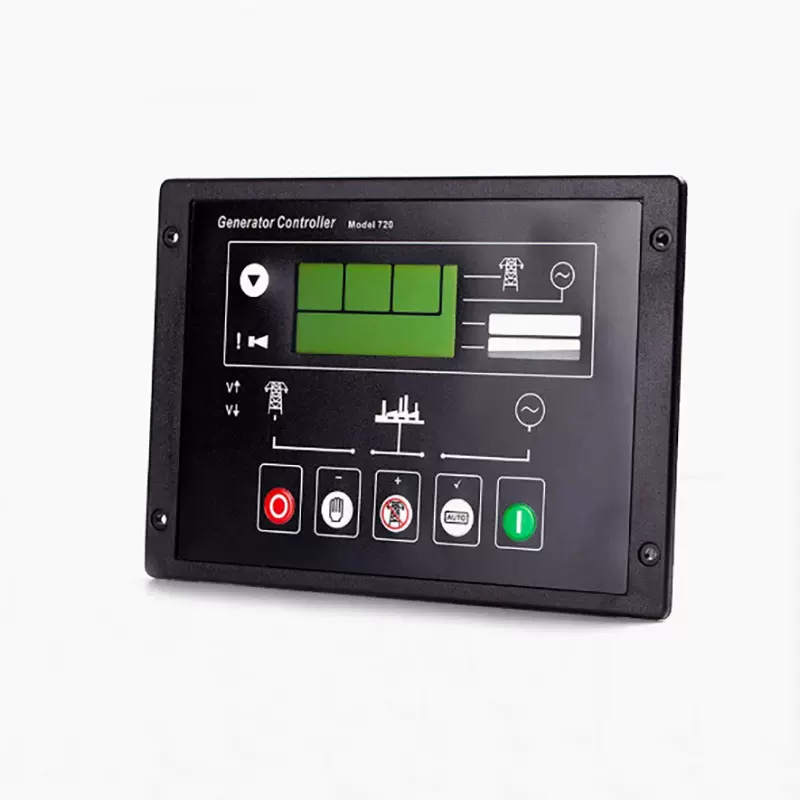 DSE720深海柴油发电机控制器交流电机调速电动油门熄火启停机面板