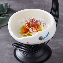 小吃碗大董意境菜创意高档会所饭店酒店中式餐具特色明档摆盘菜碗