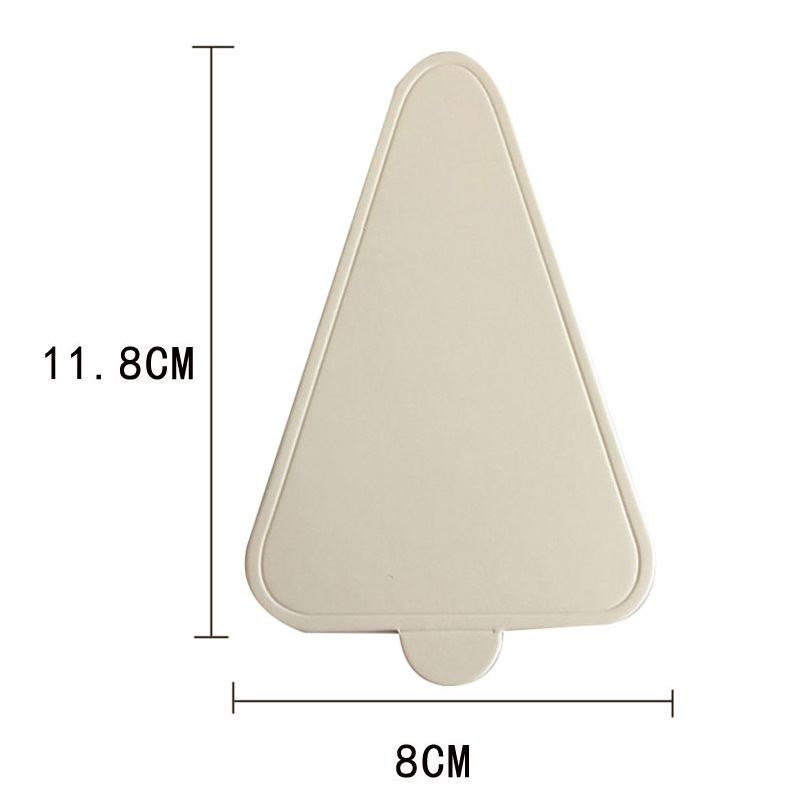 Bandeja de fondo de la torta 2/3/4/5/6/8/10 pulgadas oro blanco corte bloque bandeja postre occidental punto mousse almohadilla de plástico engrosada