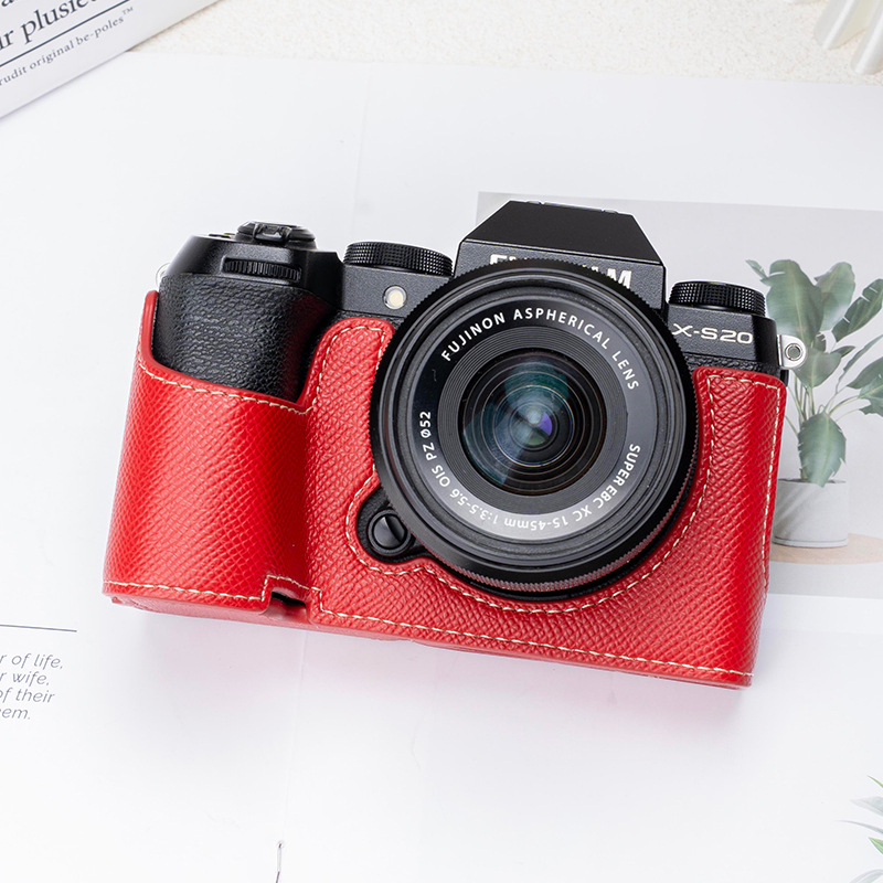 Funda protectora Fuji XS20 Bolsa para cámara XS10 Funda de cuero de segunda generación XH2S Bolsa base XT5X100VI Accesorios