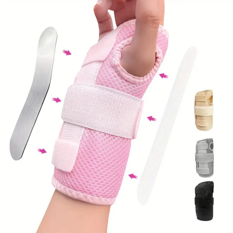 Трансграничные спортивные защитные приспособления для запястий из стальной пластины для взрослых, дышащие и съемные, фиксированные защитные спортивные защитные приспособления для рук, доступные для оптовой продажи