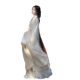 Light Color Fairy Han Dynasty Women's Wei and Jin Style Wide-sleeved Fairy Skirt Cross-collar Ancient Costume Fairy Elegant Ancient Style Dress