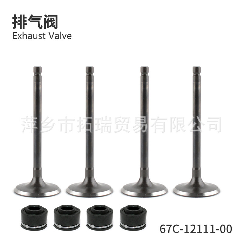 67C-12111-00 适配雅马哈船外机配件F20-F50进气气门F25-05050001